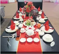  ??  ?? BELOW: The 5-Course Western Table Set Up Competitio­n will be held on Thursday.