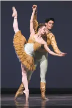  ?? © Erik Tomasson ?? Maria Kochetkova and Joseph Walsh dance in the S.F. Ballet’s “Nutcracker.”