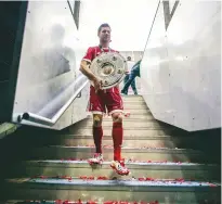  ??  ?? Farewell...Xabi Alonso has played his last game for Bayern