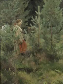  ??  ?? 2. Herdsmaid, 1908, Anders Zorn, oil on canvas, 121 × 91.5cm. Zornmuseet, Mora