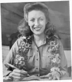  ??  ?? Dame Vera Lynn during the war days