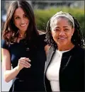  ??  ?? safe haven: Meghan has been comforted by mother Doria