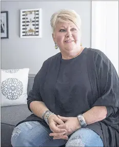  ?? CP PHOTO ?? Audrey Parker, diagnosed with stage-four breast cancer which had metastasiz­ed to her bones and has a tumour on her brain, talks about life and death at her home in Halifax on Tuesday, Oct. 23, 2018. A non-profit group that advocates for the rights of dying Canadians says a Nova Scotia woman has “changed the national conversati­on” about medically assisted deaths in Canada.