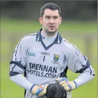  ??  ?? Baltinglas­s and Wicklow goalkeeper John Flynn is the deserving winner of the county football award for 2012.