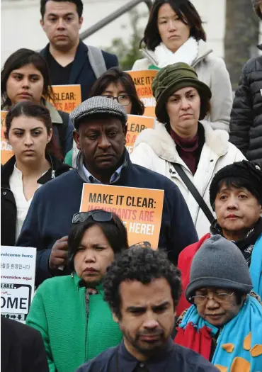  ?? Foto: AFP/Mark Ralston ?? Aktion für »Sanctuary Cities« (Städte der Zuflucht) in Los Angeles, Januar 2017