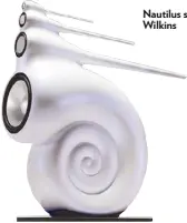  ?? ?? Nautilus speaker by Bowers & Wilkins