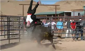  ?? Photograph: Paramount/Sean Cliver/Allstar ?? ‘I got a really gnarly head injury’: Johnny Knoxville in a scene from Jackass Forever