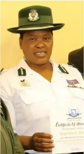  ?? ?? ▲ HMCS PRO, Assistant Commission­er Gugulethu Dlamini.