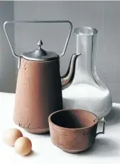 ??  ?? Terracotta and clay ceramics express a move towards earthy tones and raw textures.