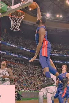  ?? AFP ?? Andre Drummond, 24 anni, ex di Connecticu­t