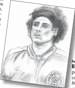  ??  ?? EL RETRATO a lápiz del futbolista Guillermo Ochoa elaborado por la estudiante Lydia Ortiz, de San Luis. La obra quedó entre las catorce ganadoras de mención honorífica del concurso Este es mi México, y será parte de una exhibición itinerante en las embajadas mexicanas en el mundo.