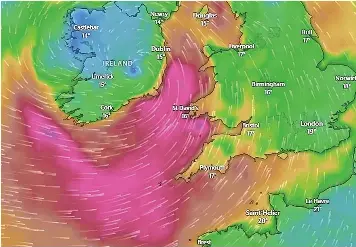 Braced for 80mph gusts as Storm Agnes named - PressReader