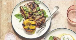  ?? ANDREW PURCELL THE NEW YORK TIMES ?? Grilled chicken thighs are easy to serve individual­ly. Fish fillets, hot dogs, burgers and individual chops are also suitable choices.