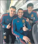  ?? FOTO: TWITTER ?? Mayoral, Ceballos y Vallejo