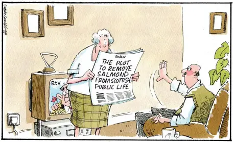  ??  ?? Framed prints of Steven Camley’s cartoons are available by calling 0141 302 7000. Unframed cartoons can be purchased by visiting our website www.thepicture desk.co.uk