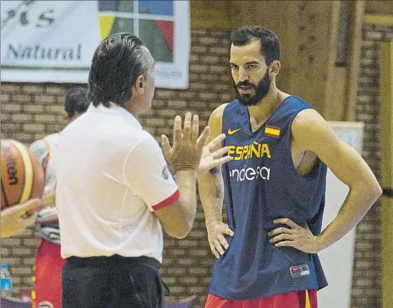  ?? FOTO: FEB ?? Sergio Scariolo vuelve a contar con Ribas. El de Badalona se perdió el Eurobasket por lesión y ahora podría volver para el pre-Mundial