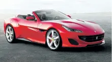  ?? HANDOUT/ FERRARI ?? 2018 Ferrari Portofino