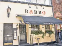  ??  ?? Greenwich Village hot spot Babbo, which Batali opened in 1998, is as buzzy as ever. The same goes for many more of the disgraced chef’s NYC eateries, with the exception of La Sirena, which will close at the end of this month.