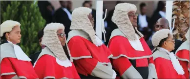  ?? PIC: KENNEDY RAMOKONE ?? High Court judges