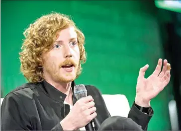  ?? DAVID PAUL MORRIS/BLOOMBERG ?? Chris Wanstrath, co-founder and chief executive officer of GitHub Inc, speaks during the 2015 Bloomberg Technology Conference in San Francisco on June 16, 2015.