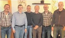  ?? FOTO: PR ?? Der neu gewählte Vorstand (von links): Fritz-Adolf Schmitz, Clemens Herre, Stefan Unger, Siegbert Kohli, Alfred Schmitz und Markus Gitschier. Auf dem Bild fehlt Daniela Albrecht-Klette.