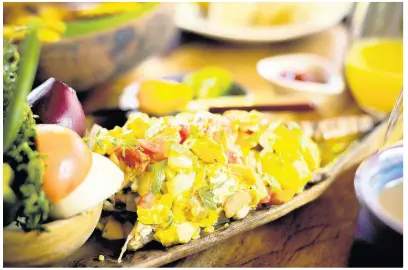  ?? ?? Nothing hits the palate right like our national dish, ackee and salt fish.