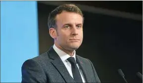  ??  ?? Emmanuel Macron a fait de ce dossier l’une des priorités du quinquenna­t.