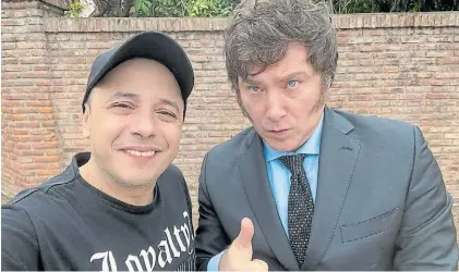  ?? ?? Candidato. El cantante David Adrián Martínez, conocido como El Dipy, quiere ser intendente de La Matanza.