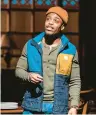  ?? ?? Hill, a Waukegan native, stars in Steppenwol­f Theatre Company’s “Purpose,” showing through April 28.