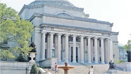  ??  ?? GRIM TOLL: Among the Columbia University students to have died recently are (counterclo­ckwise from below left) Mounia Abousaid, Taylor Gilpin Wallace, Daniel Andreotti, Nicole Katherine Orttung and Yi-Chia “Mia” Chen.