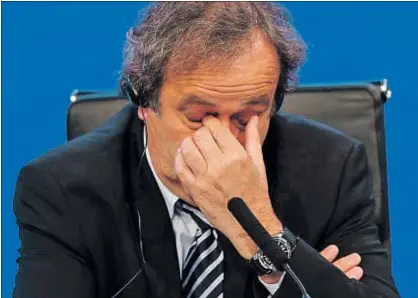  ?? SANG TAN / AP ?? Los problemas se le acumulan al sancionado presidente de la UEFA, Michel Platini