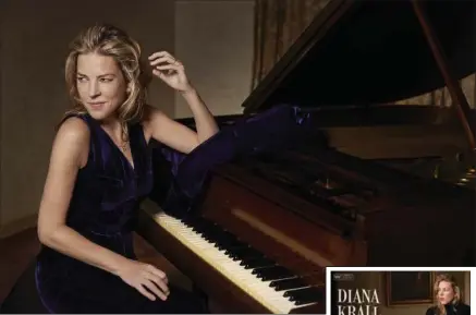  ?? SUPPLIED PHOTO ?? Grammy-winning jazz singer-pianist Diana Krall plays the Centre in the Square Nov. 27