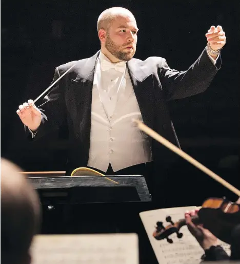  ??  ?? Vancouver-based conductor Kevin Zakresky says orchestras now have “a 30-year legacy to draw from” in video game compositio­ns.