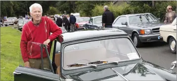  ??  ?? Donal Cullinane from Wicklow Town with his 1969 Triumph Herald.