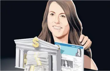  ?? CHRIS KOEHLER/THE NEW YORK TIMES ?? Philanthro­pist MacKenzie Scott has no large foundation, headquarte­rs or public website, which makes it easier to dispense money on her own terms — but also for scammers to prey on the vulnerable in her name.