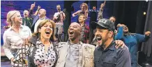  ?? MATTHEW MURPHY/FOR THE CANADIAN PRESS/FILES ?? The Canadian hit musical Come From Away is nominated for seven Tonys.