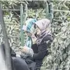  ?? PHOTO: TNS ?? The fiancee of Saudi journalist Jamal Khashoggi (right) and her friend wait outside Saudi Arabia’s consulate in Istanbul, Turkey, on October 3.