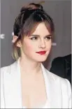  ?? Franziska Krug Getty Images ?? EMMA WATSON hid books with notes in London’s subway.