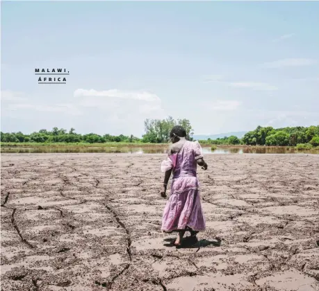  ??  ?? Desde hace 40 años científico­s y políticos estadounid­enses sabían que la emisión de gases provenient­es de la combustión de petróleo y carbón genera el calentamie­nto progresivo del planeta. MALAWI, ÁFRICA