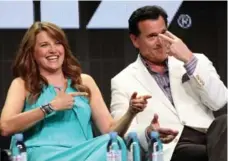  ?? MATT SAYLES/INVISION/THE ASSOCIATED PRESS ?? Lucy Lawless worked with her Ash vs. Evil Dead co-star Bruce Campbell before on Xena: Warrior Princess.