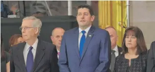  ?? MANDEL NGAN/ AFP/ GETTY IMAGES ?? Senate Majority Leader Mitch McConnell and House Speaker Paul Ryan.