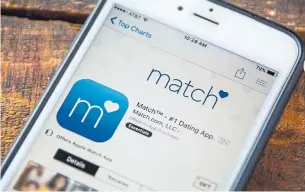  ?? DREAMSTIME ?? The U.S. Federal Trade Commission’s complaint against Match.com claims that consumers lost about $884 million (U.S.) to romance scams from 2015 to 2017, causing “distress” for many.
