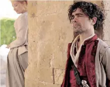  ?? ?? HALEY Bennett, left, and Peter Dinklage in Cyrano.