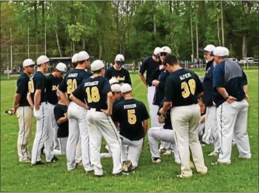  ?? NATE BARNES — THE NEWS-HERALD ?? Kirtland coach Luke Smrdel talks to the team after a game against Riverside on May 21. What: Where:
When: On deck: South’s path: Def. Brush, 17-3, def. North, 10-4, def. Madison, 12-6 Canfield’s path: For the record: What: Division II regional...