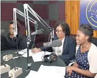  ??  ?? From left: Tamsyn Bailey, deputy registrar, criminal division of the Supreme Court; Valerie Neita-Robertson, QC, senior defence attorney; and Andrea Martin-Swaby, deputy director of public prosecutio­ns.