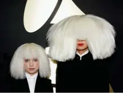  ?? (Getty) ?? Sia and Ziegler have taken part in frequent collaborat­ions over the past six years