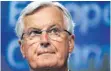  ?? FOTO: YVES HERMAN/DPA ?? Michel Barnier, EU-Chefunterh­ändler ifür den Brexit.