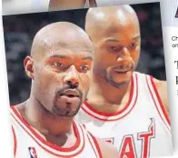  ?? FILE PHOTO STAFF ?? Tim Hardaway, left, and Alonzo Mourning were Heat teammates from 1996 - 2001.