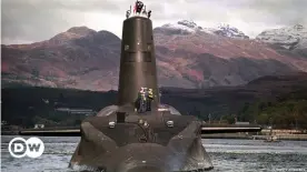  ??  ?? Britain said it also plans to replace current nuclear warheads with a new type that can function aboard future submarines