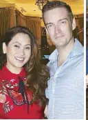  ??  ?? Cristalle Belo and Justin Pitt